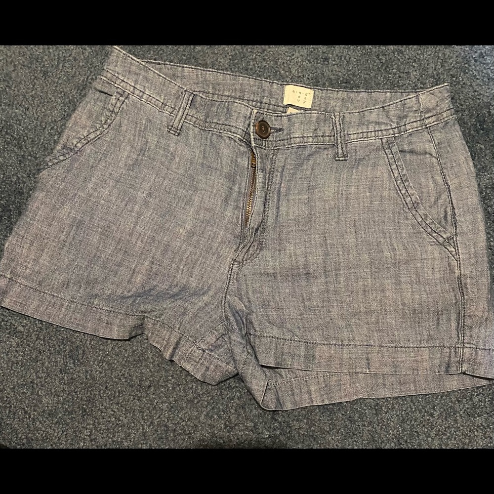 Chambray shorts
